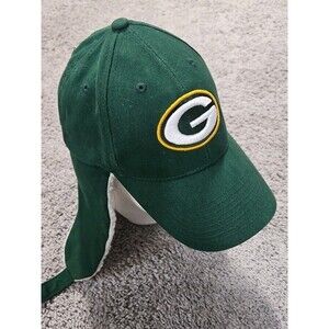 GREEN BAY PACKERS Ear Flap Baseball Cap Hat Winter Trapper Warm NFL